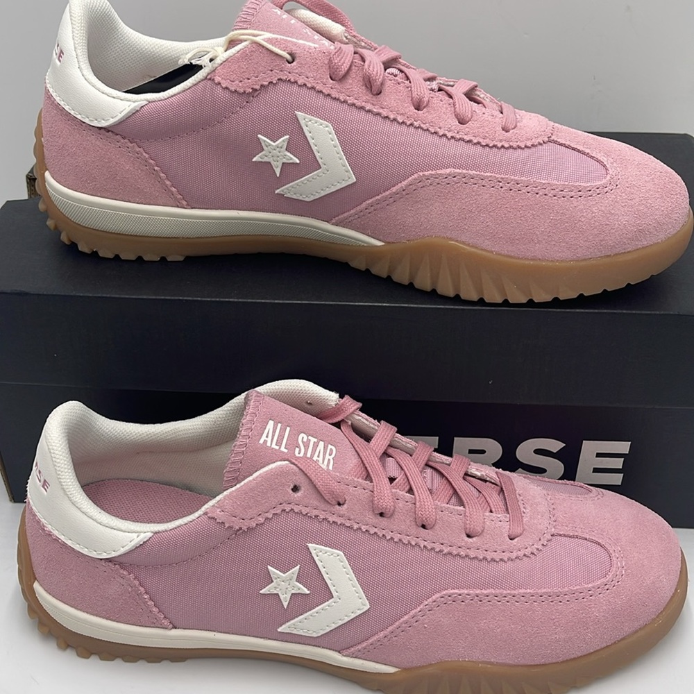 Converse Men’s RUN STAR TRAINER OX LOTUS PINK/EGRET/WHITE A13362C Sneakers - Picture 3 of 16